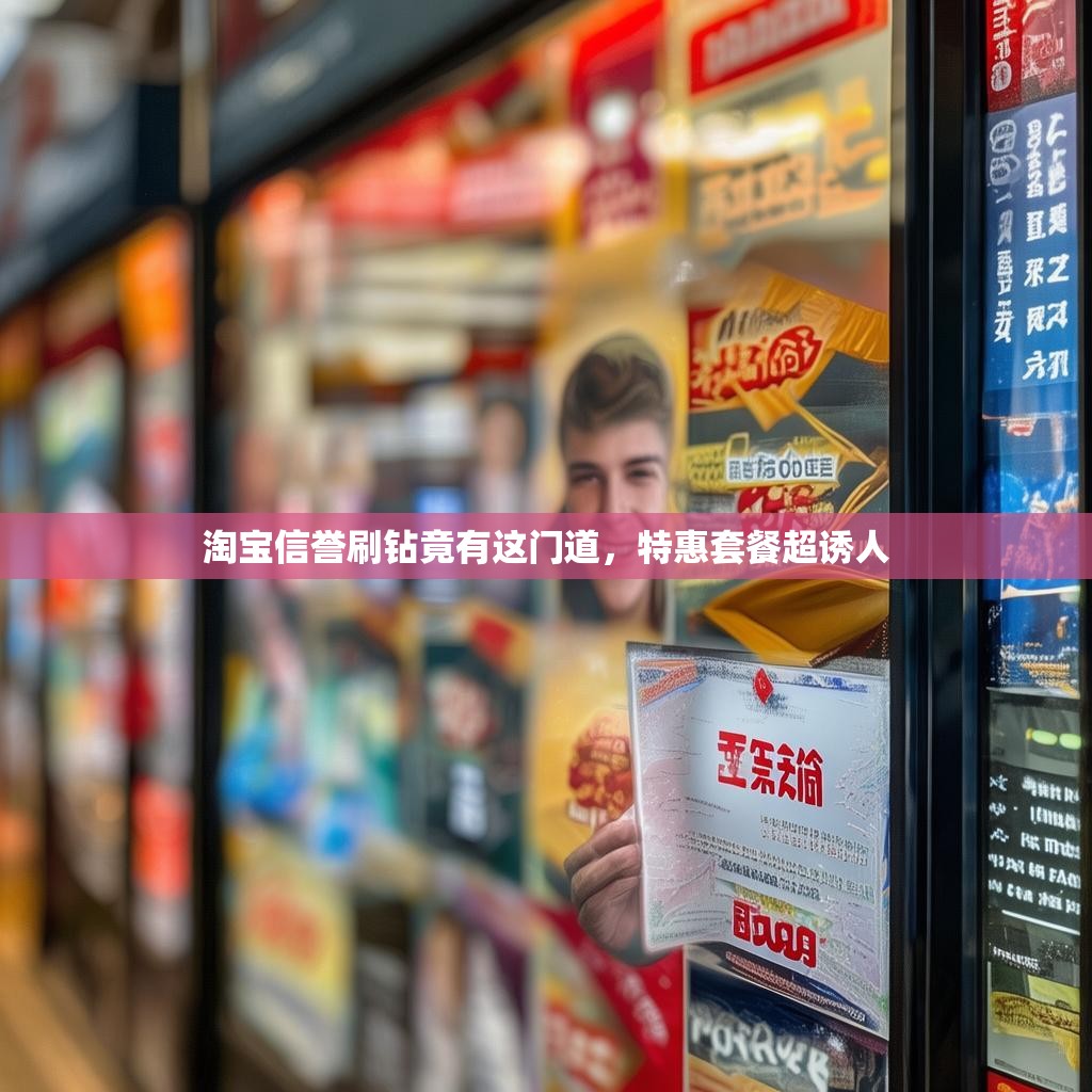 淘宝信誉刷钻竟有这门道，特惠套餐超诱人