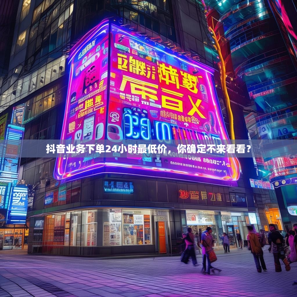 抖音业务下单24小时最低价，你确定不来看看？